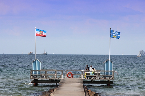 Seebrücke in Stein Seebrücke