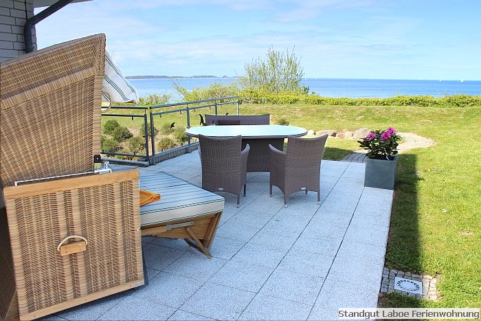 Terrasse-Strandkorb
